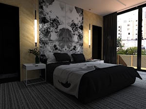 Sypialnia przy Wisniowej - Sypialnia, styl nowoczesny - zdjęcie od LIYMdesign