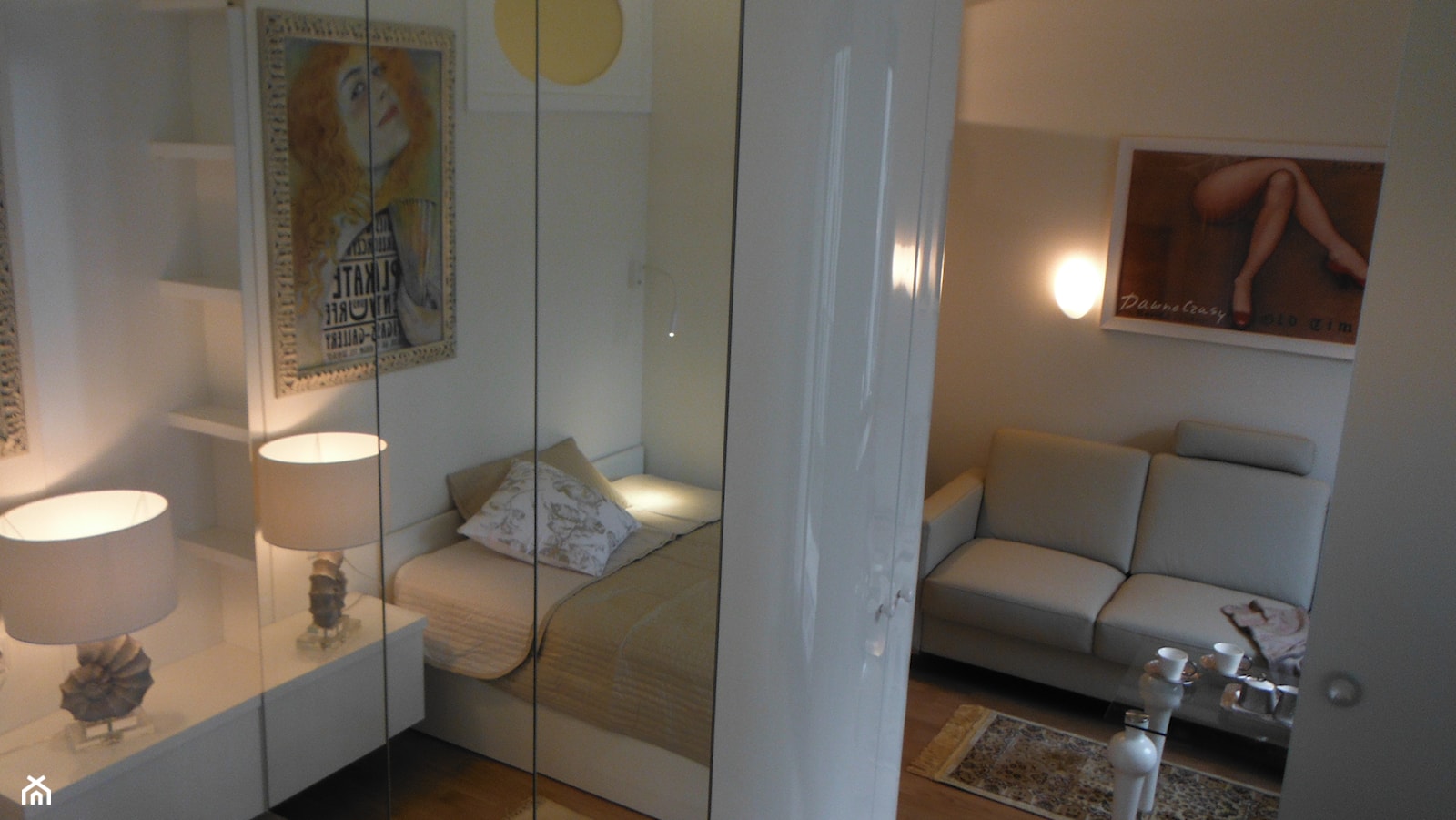 malutki apartament na Powiślu 26m2 - Salon, styl nowoczesny - zdjęcie od agnieszkalorenc - Homebook