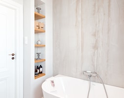 Realizacja Lipiec 2018 - Mała bez okna łazienka, styl nowoczesny - zdjęcie od Vprojekt design by Weronika - Homebook