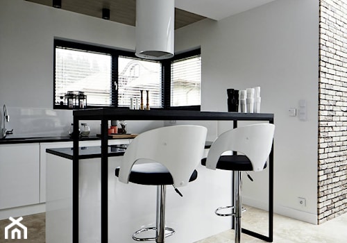 dom realizacja - Kuchnia, styl nowoczesny - zdjęcie od Vprojekt design by Weronika