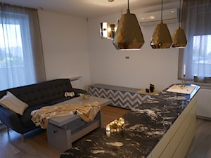 apartament na Mokotowie - Salon, styl nowoczesny - zdjęcie od lorenc agnieszka