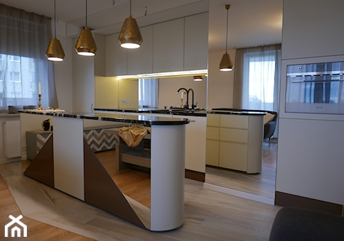 apartament na Mokotowie - Kuchnia, styl nowoczesny - zdjęcie od lorenc agnieszka