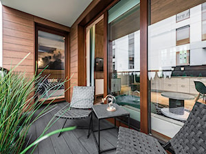 Mieszkanie w morskim klimacie - Taras, styl skandynawski - zdjęcie od TO DO.