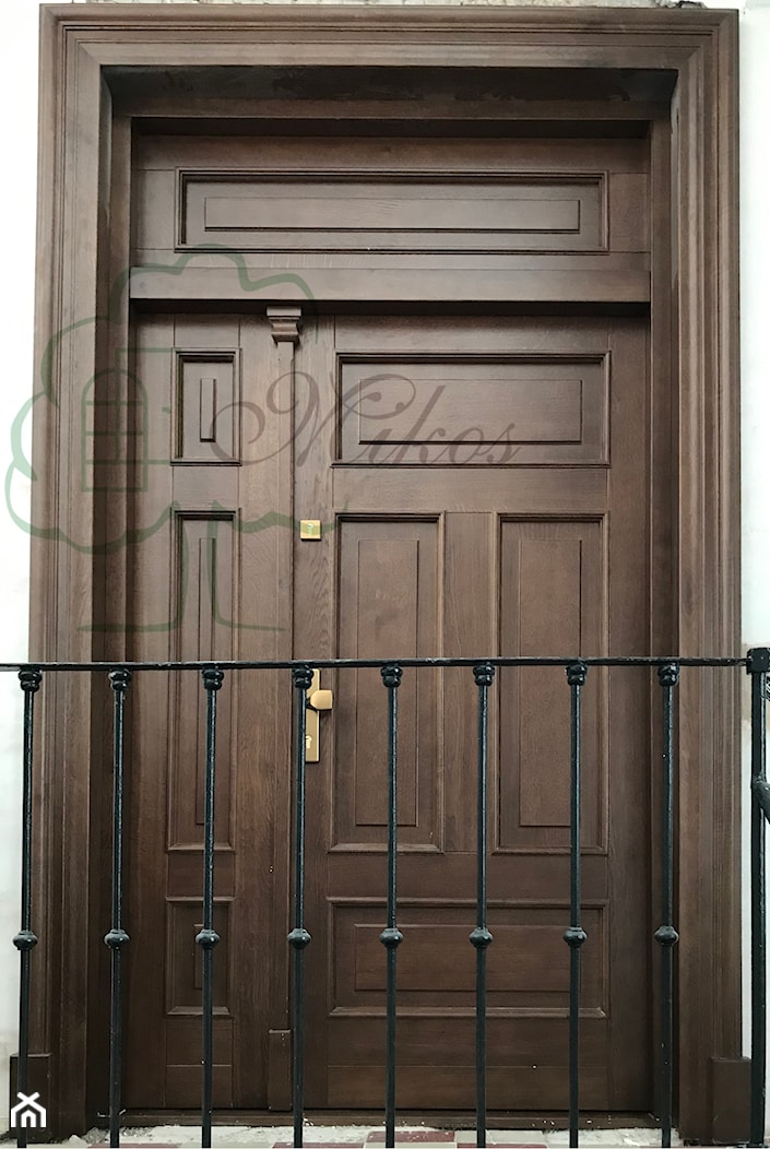 Drzwi drewniane wejściowe - zdjęcie od STOLARKA MIKOS - Homebook