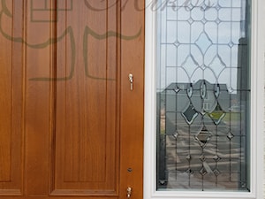 Drzwi drewniane wejściowe PARKOWA - zdjęcie od STOLARKA MIKOS