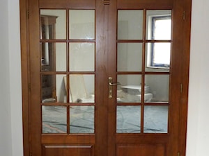 Drzwi wewnętrzne dwuskrzydłowe z koroną - zdjęcie od STOLARKA MIKOS