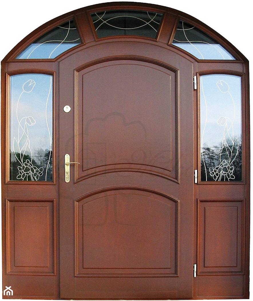 Drzwi wejście zewnętrzne łukowe - zdjęcie od STOLARKA MIKOS - Homebook