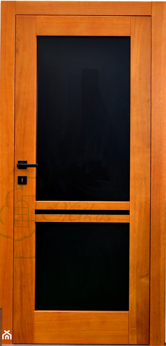 Dwukolorowe drzwi wewnętrzne drewniane - zdjęcie od STOLARKA MIKOS