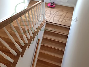 Stylowe schody drewniane - zdjęcie od STOLARKA MIKOS