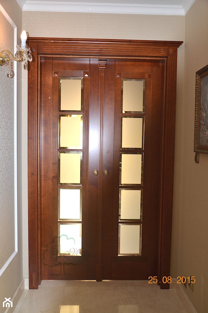 Drzwi wewnętrzne dwuskrzydłowe do salonu - zdjęcie od STOLARKA MIKOS - Homebook
