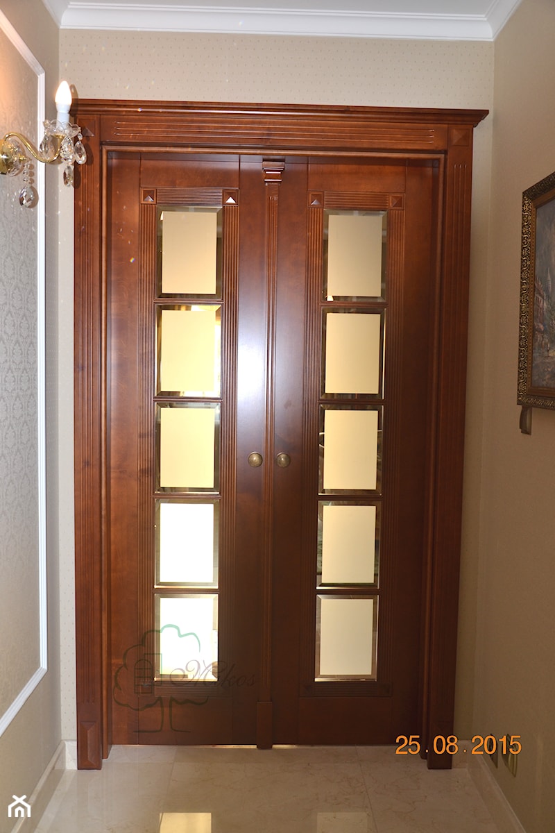 Drzwi wewnętrzne dwuskrzydłowe do salonu - zdjęcie od STOLARKA MIKOS
