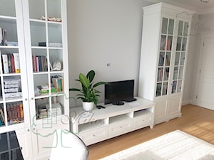 Meble drewniane salon białe - zdjęcie od STOLARKA MIKOS