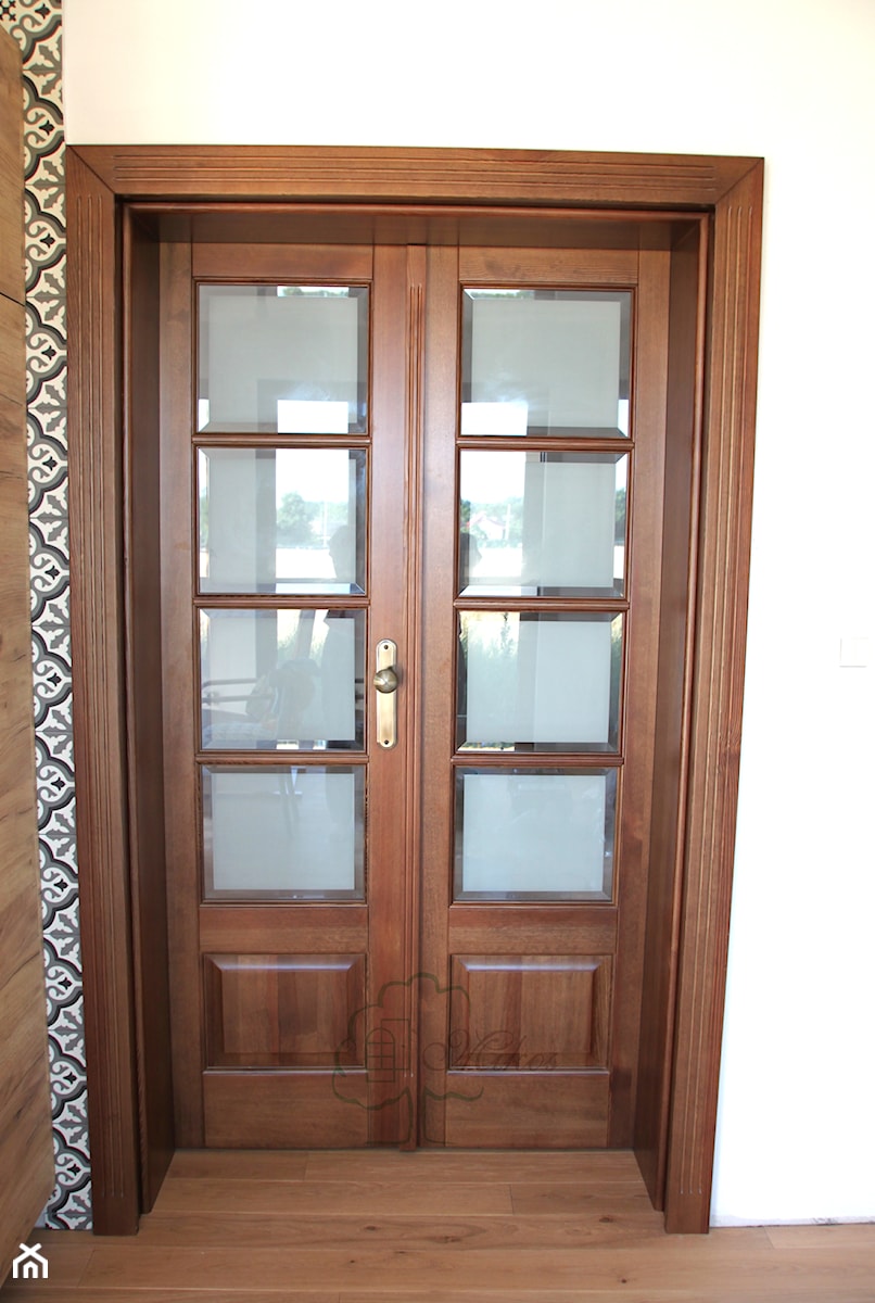 Drzwi wewnętrzne do salonu dwuskrzydłowe - zdjęcie od STOLARKA MIKOS