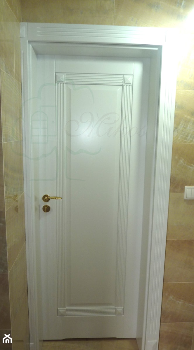 Drzwi wewnętrzne luksusowe / stylowe białe - zdjęcie od STOLARKA MIKOS