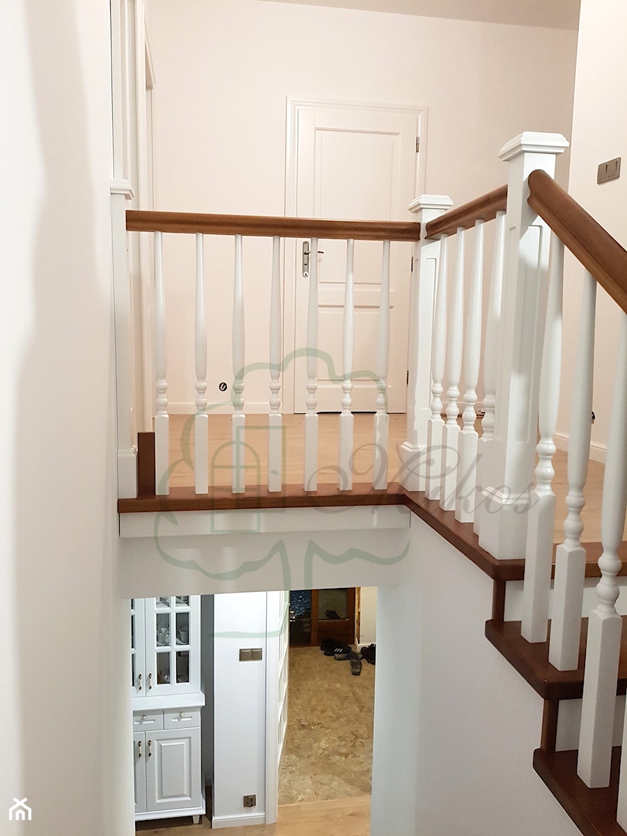 Stylowe schody drewniane - Schody - zdjęcie od STOLARKA MIKOS