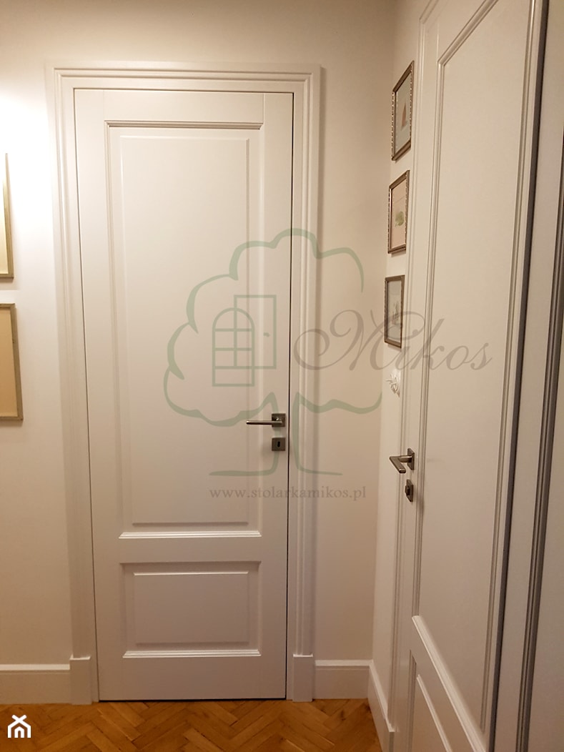 Białe drzwi wewnętrzne drewniane - zdjęcie od STOLARKA MIKOS - Homebook