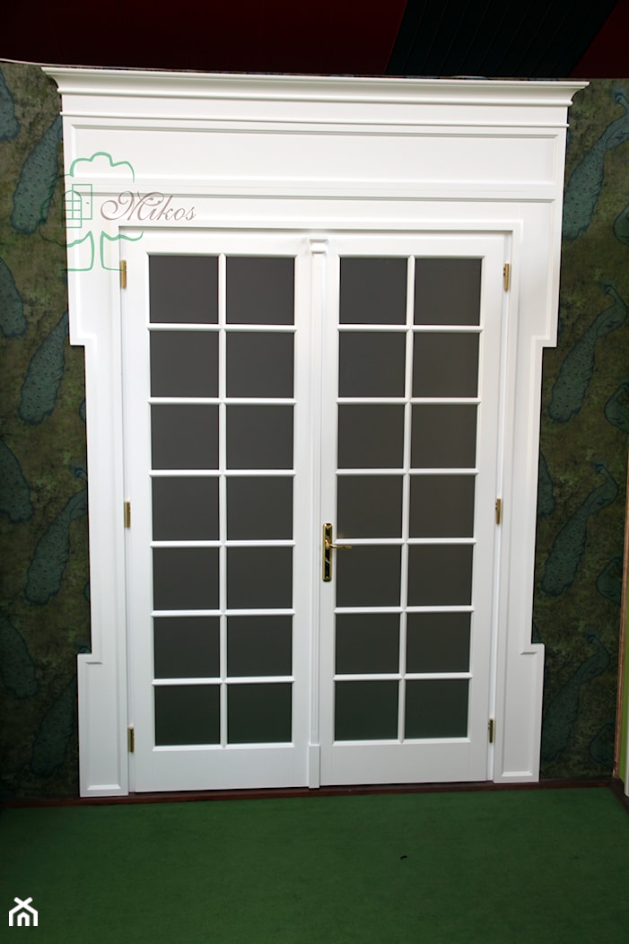 Białe drzwi dwuskrzydłowe - zdjęcie od STOLARKA MIKOS - Homebook
