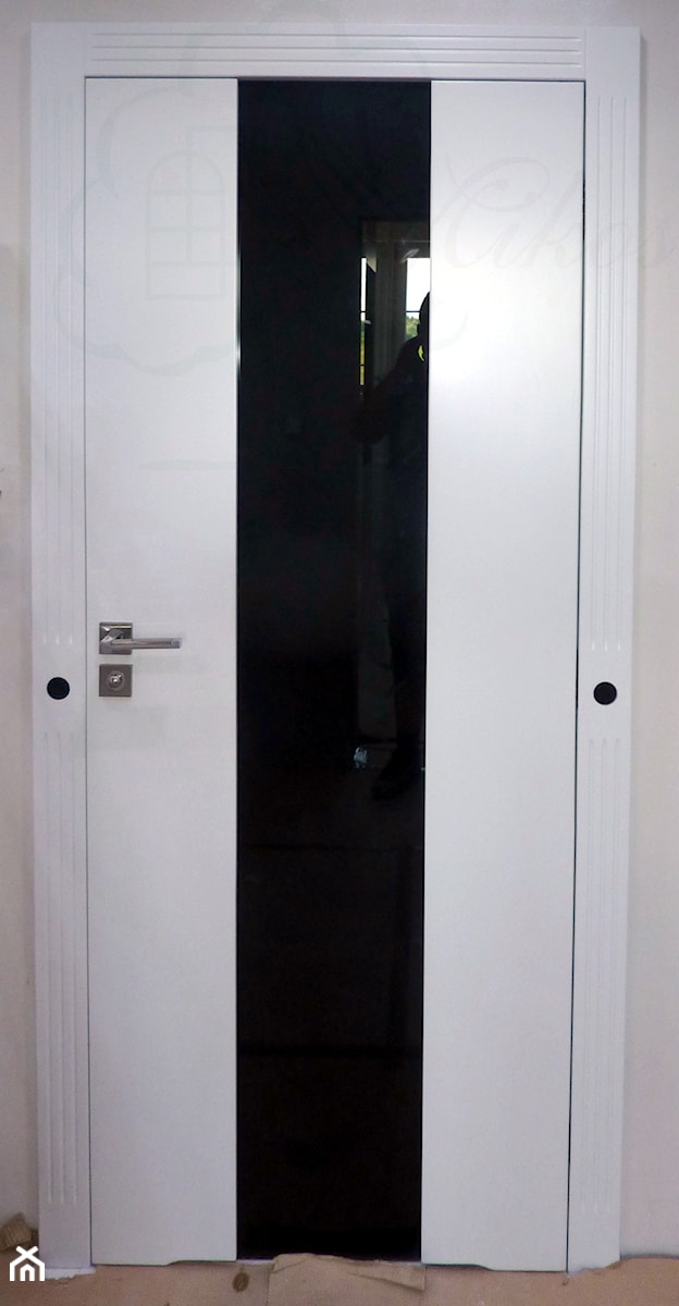 Drzwi drewniane wewnętrzne białe nowoczesne - zdjęcie od STOLARKA MIKOS