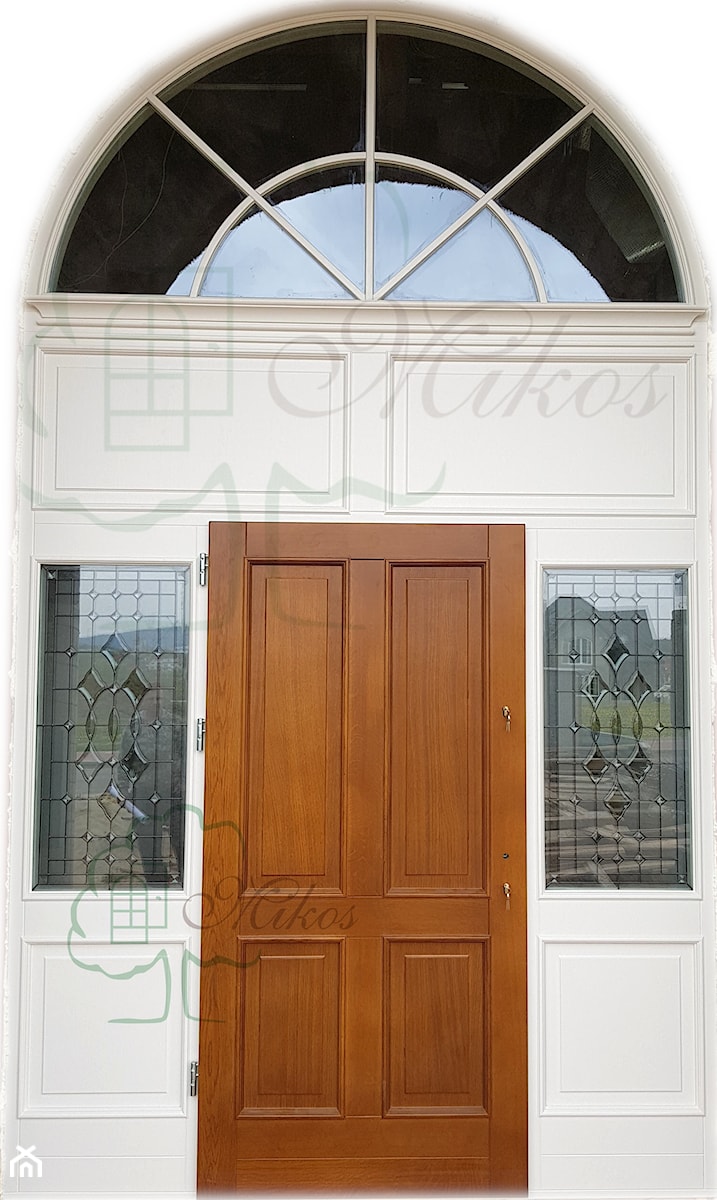 Drzwi drewniane wejściowe PARKOWA - zdjęcie od STOLARKA MIKOS