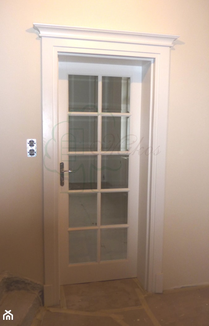 Drzwi wewnętrzne luksusowe / stylowe białe - zdjęcie od STOLARKA MIKOS - Homebook