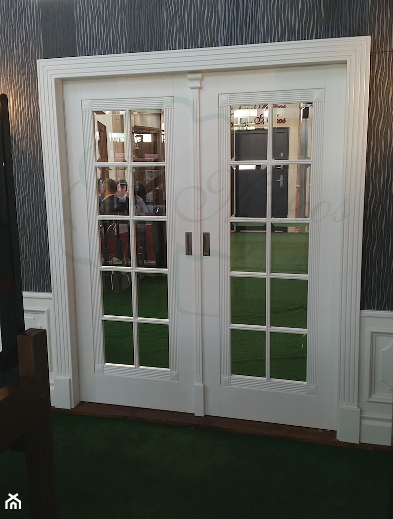 Drzwi wewnętrzne luksusowe / stylowe białe - zdjęcie od STOLARKA MIKOS - Homebook