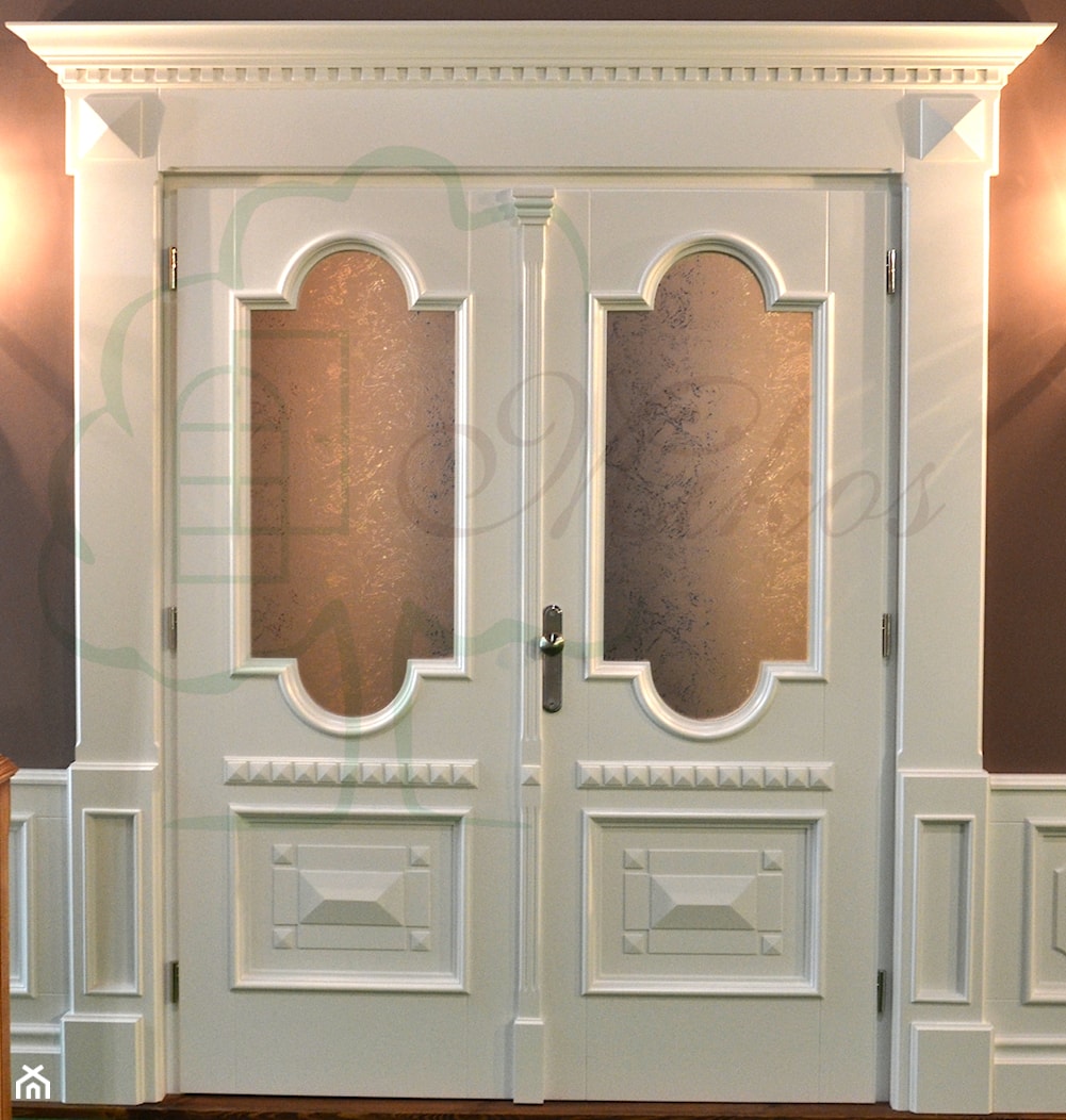 Drzwi dwuskrzydłowe stylowe - zdjęcie od STOLARKA MIKOS - Homebook