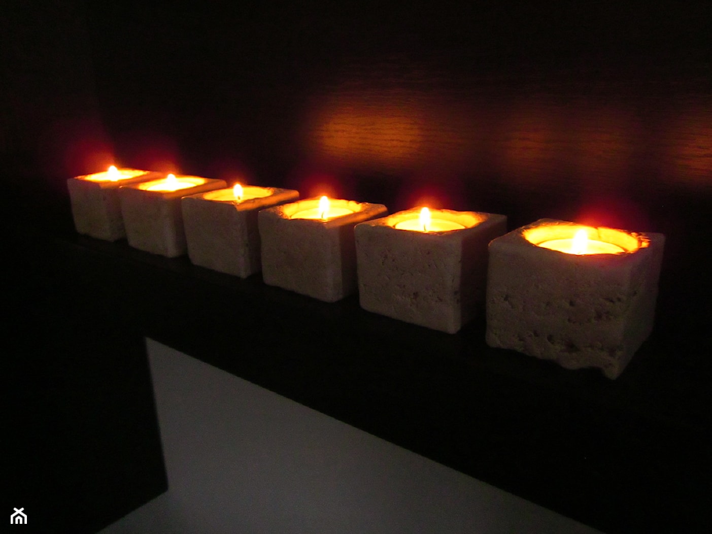 Świeczniki trawertynowe tealight - zdjęcie od JM Granit - Homebook