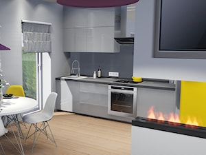 Mieszkanie pod wynajem 43 m2 - Kuchnia, styl nowoczesny - zdjęcie od KropkaDesign