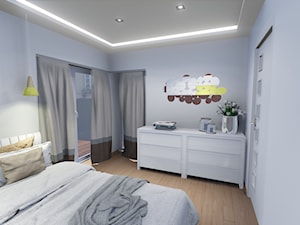 Mieszkanie pod wynajem 43 m2 - Sypialnia, styl nowoczesny - zdjęcie od KropkaDesign