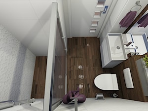 Mieszkanie pod wynajem 43 m2 - Łazienka, styl nowoczesny - zdjęcie od KropkaDesign