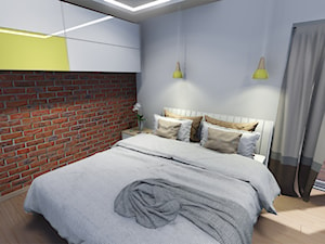 Mieszkanie pod wynajem 43 m2 - Sypialnia, styl nowoczesny - zdjęcie od KropkaDesign