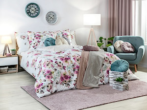 Sypialnia - Mała biała sypialnia, styl prowansalski - zdjęcie od Salony Agata