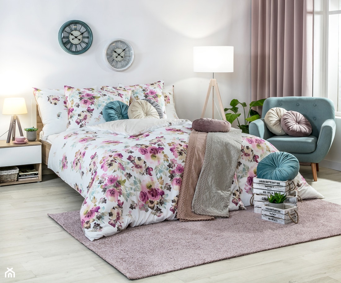 Sypialnia - Mała biała sypialnia, styl prowansalski - zdjęcie od Salony Agata - Homebook