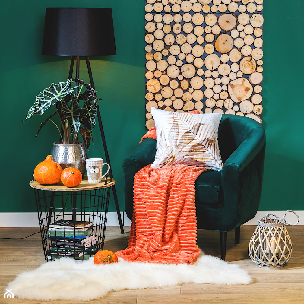 Przytulny salon - Mały zielony salon, styl nowoczesny - zdjęcie od Salony Agata - Homebook
