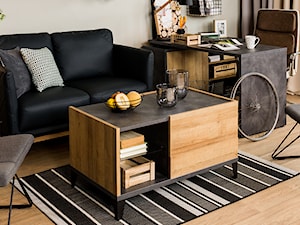 Domowe biuro - Średnie w osobnym pomieszczeniu z sofą beżowe biuro, styl nowoczesny - zdjęcie od Salony Agata