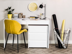 Domowe biuro - Średnie beżowe biuro, styl skandynawski - zdjęcie od Salony Agata