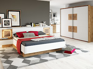 Sypialnia - Średnia szara sypialnia, styl nowoczesny - zdjęcie od Salony Agata