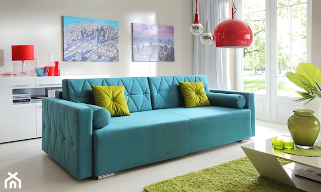 błękitna sofa agata meble