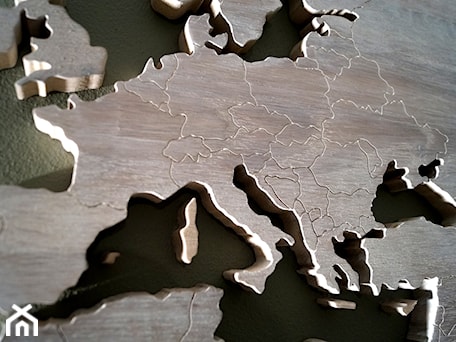 Aranżacje wnętrz - Biuro: Drewniana Mapa Świata - 200 x 100 cm - Dąb bielony - drewnianemapy. Przeglądaj, dodawaj i zapisuj najlepsze zdjęcia, pomysły i inspiracje designerskie. W bazie mamy już prawie milion fotografii!