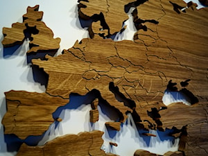 Drewniana Mapa Świata - zdjęcie od drewnianemapy