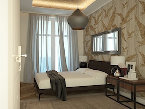 Projekt wnętrza sypialni - zdjęcie od ags-studio.pl