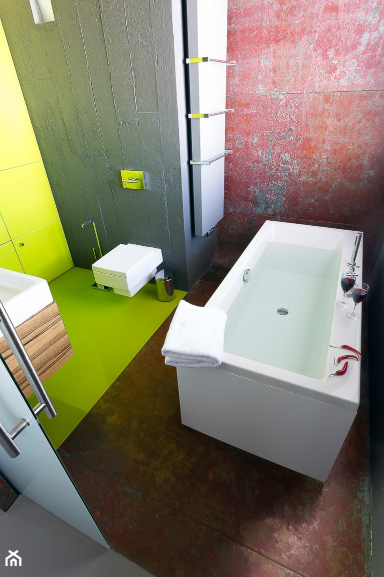 Mieszkanie Ordynacka - Średnia bez okna łazienka, styl industrialny - zdjęcie od Grupa Żoliborz