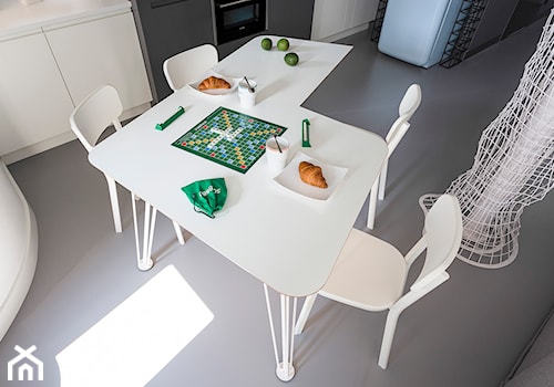 Mieszkanie Zakopane - Średnia jadalnia w kuchni, styl nowoczesny - zdjęcie od Grupa Żoliborz