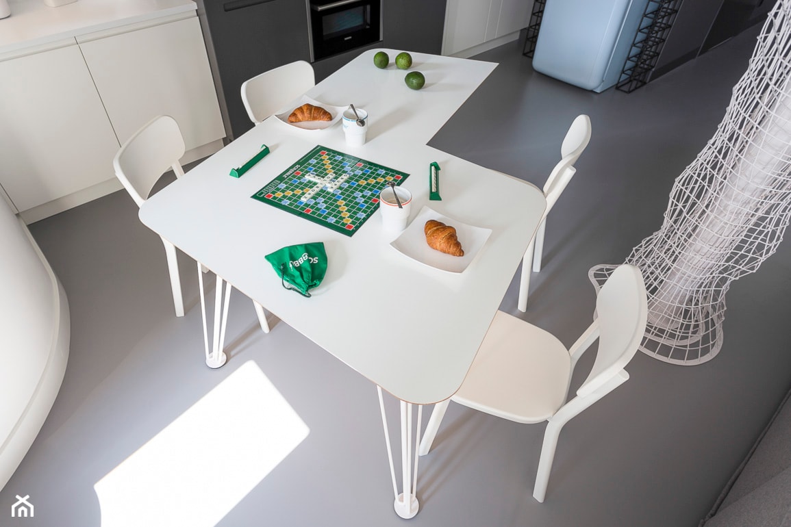 Mieszkanie Zakopane - Średnia jadalnia w kuchni, styl nowoczesny - zdjęcie od Grupa Żoliborz - Homebook