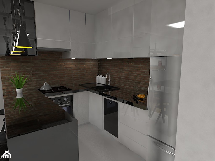 W małym mieszkaniu - Kuchnia, styl nowoczesny - zdjęcie od studio48