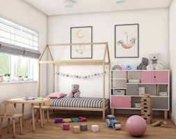Wnętrze domu w odcieniach kobaltu - Pokój dziecka, styl skandynawski - zdjęcie od CADEE GROUP - Homebook