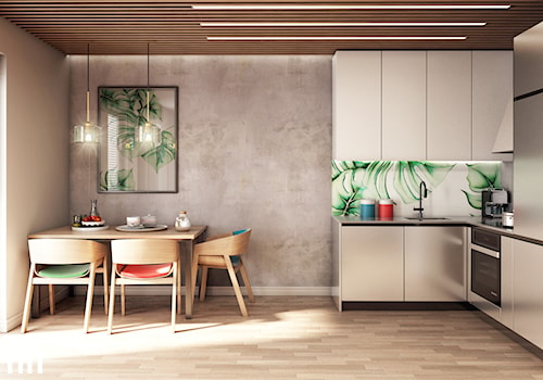 Mieszkanie dla pary z dzieckiem - Kuchnia, styl skandynawski - zdjęcie od CADEE GROUP