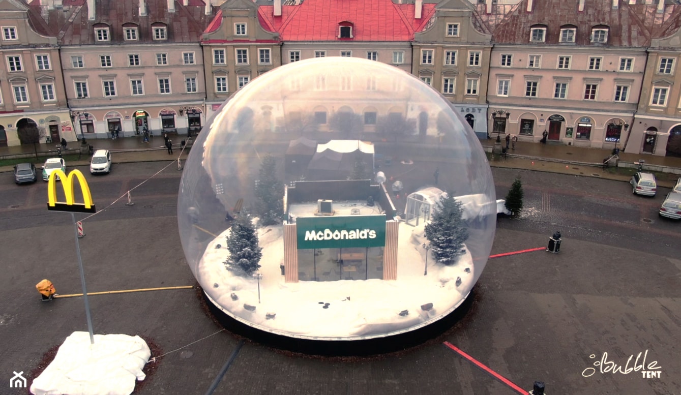 Gigantyczny bubble tent - zdjęcie od Polidomes International - Homebook