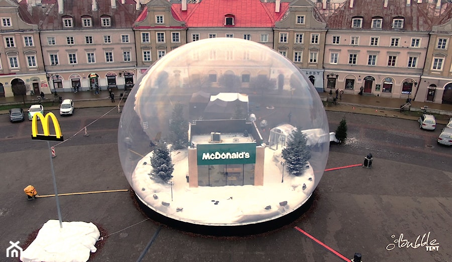 Gigantyczny bubble tent - zdjęcie od Polidomes International