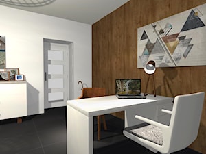 Gabinet kosmetyczny biel-drewno - zdjęcie od DesignWolf Interiors